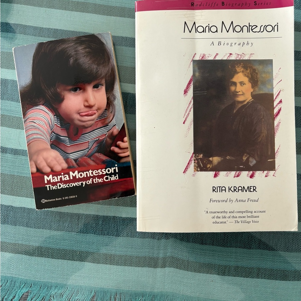 Maria Montessori Biography and Discovery of the Child Book Set